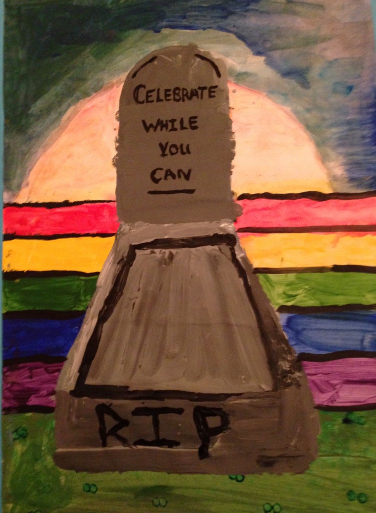 Celebrate The Colours of Life by Jackie Osei 2nd year Scoil Mhuire